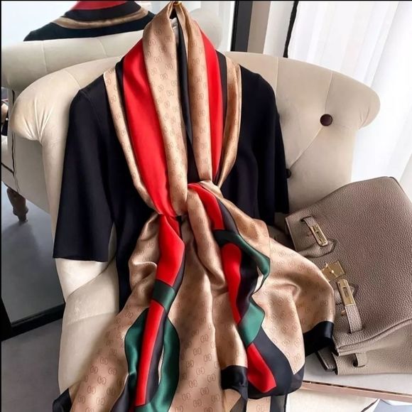 Women Silky Long Scarf/Shawl Body Wrap - Picture 2 of 8